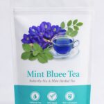 BluCup Blue Fresh Infusion – Butterfly Pea Flower with Mint | Cooling Herbal Drink | Caffeine Free | 30 Premium Tea Bags